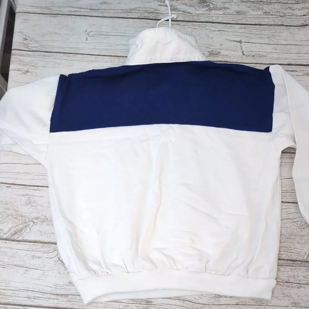California Beach Graphic Hoodie Colorblock 100% Cotton 90s Retro – Unisex XL - Picture 6 of 6